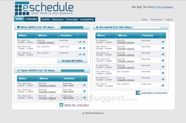 eSchedule Small Screenshot 4